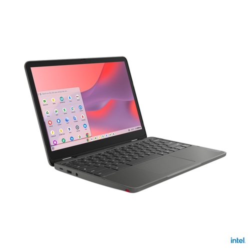 Lenovo 500e Yoga Chromebook 31 cm (12.2) Touchscreen WUXGA Intel N N100 8 GB LPDDR5-SDRAM 64 GB eMMC Wi-Fi 6E (802.11ax) ChromeOS Grey
