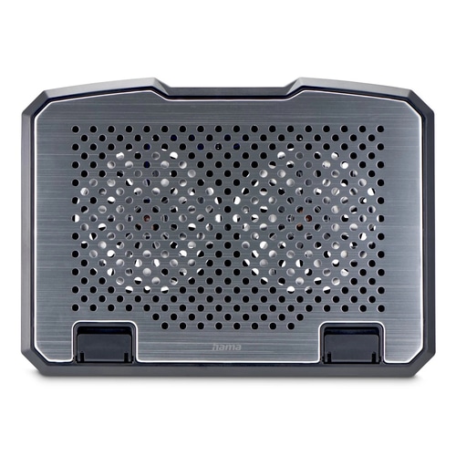 Hama Aluminium laptop cooling pad 39.6 cm (15.6) Black