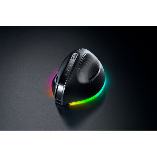Razer Pro Click V2 Vertical mouse Universal Right-hand RF Wireless + Bluetooth + USB Type-C Optical 30000 DPI