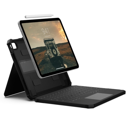 Urban Armor Gear Rugged USB-C Keyboard iPad 11 (A16)(11th Gen, 2025) Folio Case