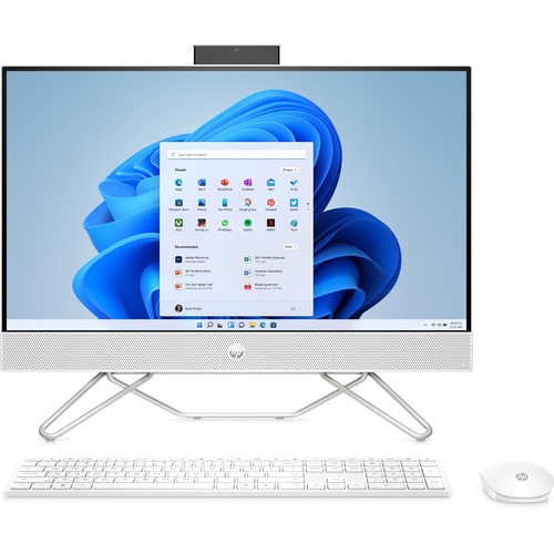 HP 24-cb1008na Intel Core i3 i3-1215U 60.5 cm (23.8) 1920 x 1080 pixels All-in-One PC 4 GB DDR4-SDRAM 256 GB SSD Windows 11 Home Wi-Fi 5 (802.11ac) White
