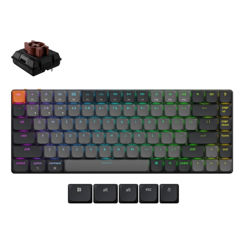 Keychron K3 keyboard Universal USB + Bluetooth QWERTY UK English Grey