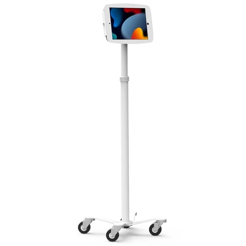 Compulocks iPad 10.9 10th Gen Space Enclosure Medical Rolling Cart White