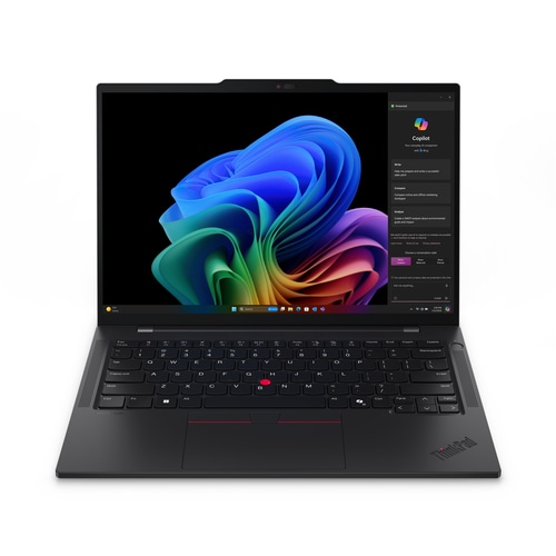 Lenovo ThinkPad T14s Gen 6 (Snapdragon) Copilot+ PC Qualcomm Snapdragon X1P-42-100 Laptop 35.6 cm (14) WUXGA 16 GB LPDDR5x-SDRAM 512 GB SSD Wi-Fi 7 (802.11be) Windows 11 Pro UK English Black