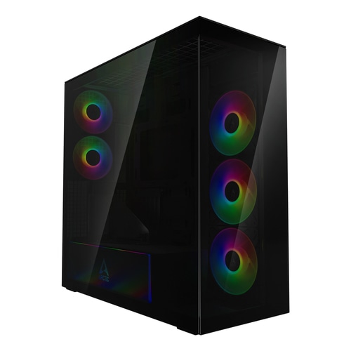 ARCTIC Xtender VG (Black) Premium E-ATX PC Case with Vertical GPU Mounting
