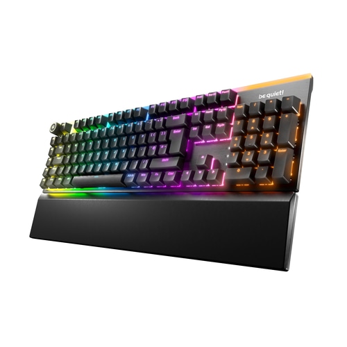 be quiet! Light Mount Silent Tactile UK ISO keyboard Gaming USB QWERTY UK English Black