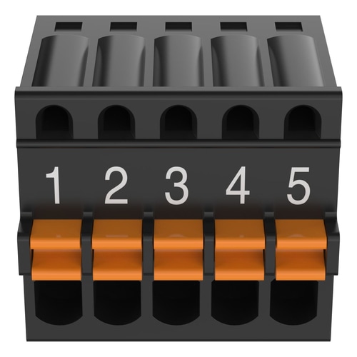 Axis TU6008 wire connector 5-PIN Black, Orange