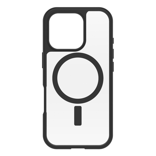 OtterBox React Series for MagSafe for iPhone 16 Pro, Black Crystal