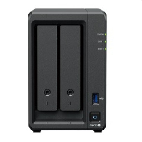 Synology DP320 NAS/storage server Desktop R1600 8 GB 16 TB Black
