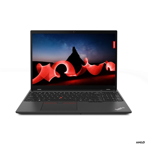Lenovo ThinkPad T16 Gen 2 (AMD) Laptop 40.6 cm (16) WUXGA AMD Ryzen 5 PRO 7540U 16 GB LPDDR5x-SDRAM 256 GB SSD Wi-Fi 6E (802.11ax) Windows 11 Pro Black