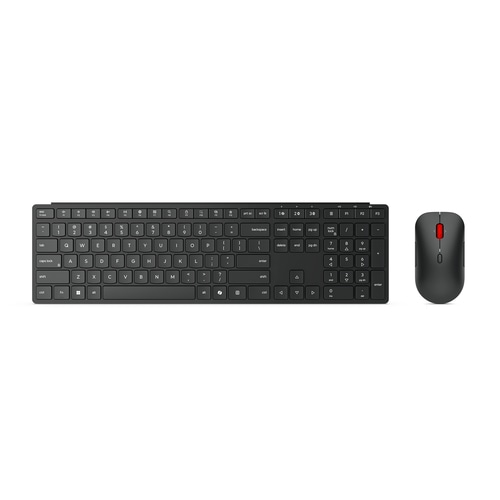 Lenovo 4X31S04843 keyboard Mouse included Office RF Wireless + Bluetooth French, German Black