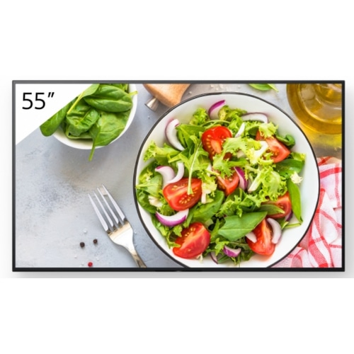 Sony FW-55BZ35L Signage Display Digital signage flat panel 139.7 cm (55) LCD Wi-Fi 550 cd/m 4K Ultra HD Black Android 24/7