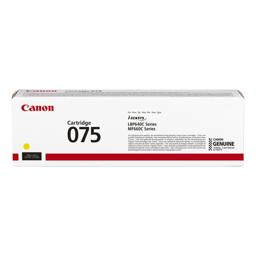 Canon 075 toner cartridge 1 pc(s) Original Yellow