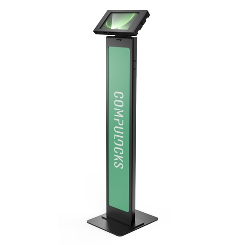 Compulocks Galaxy Tab Active 3/5 8 Apex Enclosure Brandable Floor Stand - Black