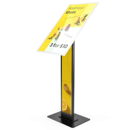Compulocks Brandable Floor Stand for the Samsung E-Paper Smart Signage - Black