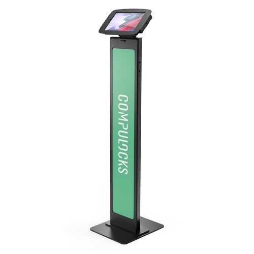 Compulocks Galaxy Tab A7 Lite 8.7 Space Enclosure Brandable Floor Stand Black