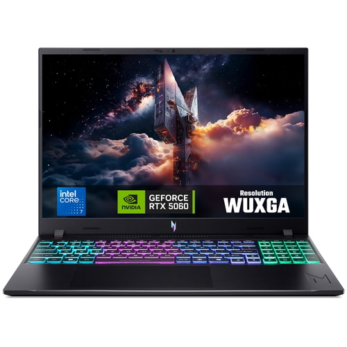 Acer Nitro V 16 V16 (ANV16-I31) gaming laptop - Intel Core 7 240H, NVIDIA RTX 5060, 16 120Hz WUXGA (1920x1200), 16GB DDR5, 512GB SSD