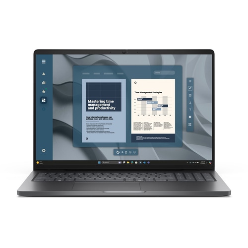 DELL Pro 16 PC16255 AMD Ryzen 5 PRO PRO 230 Laptop 40.6 cm (16) Full HD+ 16 GB DDR5-SDRAM 512 GB SSD Wi-Fi 6E (802.11ax) Windows 11 Pro UK English Black