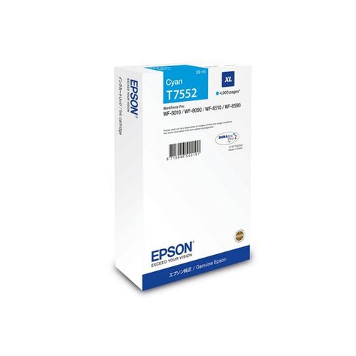 Epson C13T75524N ink cartridge 1 pc(s) Compatible High (XL) Yield Cyan