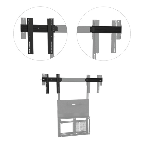 Chief TempoTM Floor Support Large Dual Accessory for 55 to 75 Displays
