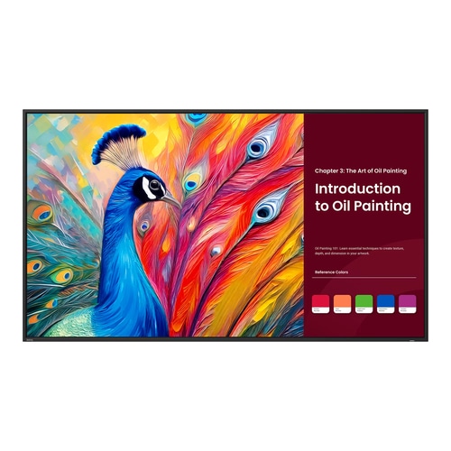 BenQ SH5504 Digital signage flat panel 139.7 cm (55) LCD 800 cd/m 4K Ultra HD Black Built-in processor Android 24/7