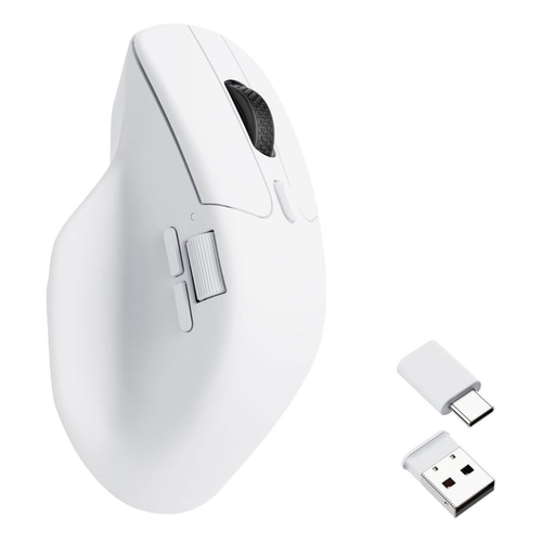 Keychron M6-A3 mouse Home Right-hand RF Wireless + Bluetooth + USB Type-C Optical 26000 DPI