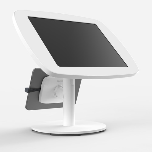 Bouncepad Original Twin + Counter Base | Apple iPad Air 1st Gen 13-inch (2024) | White | Covered Front Camera and Home Button