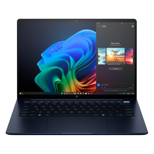 HP EliteBook Ultra G1i 14 inch Notebook Next Gen AI PC Wolf Pro Security Edition Copilot+ PC Intel Core Ultra 7 258V Laptop 35.6 cm (14) Touchscreen 2.8K 32 GB LPDDR5x-SDRAM 512 GB SSD Wi-Fi 7 (802.11be) Windows 11 Pro Blue