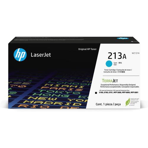 HP 213A Cyan Original LaserJet Toner Cartridge