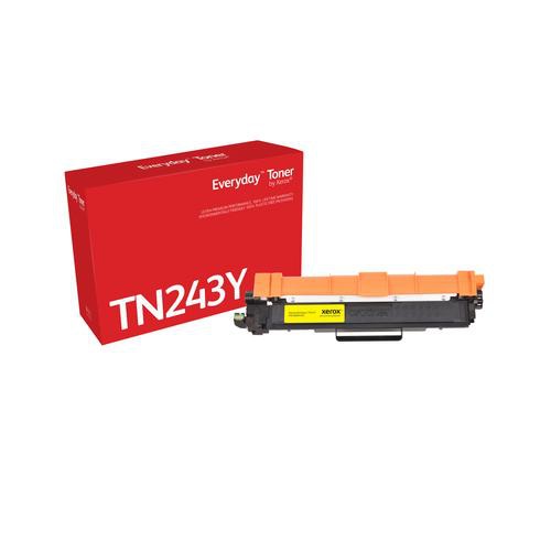 Everyday Yellow Toner compatible with Brother TN-243Y, Standard Yield