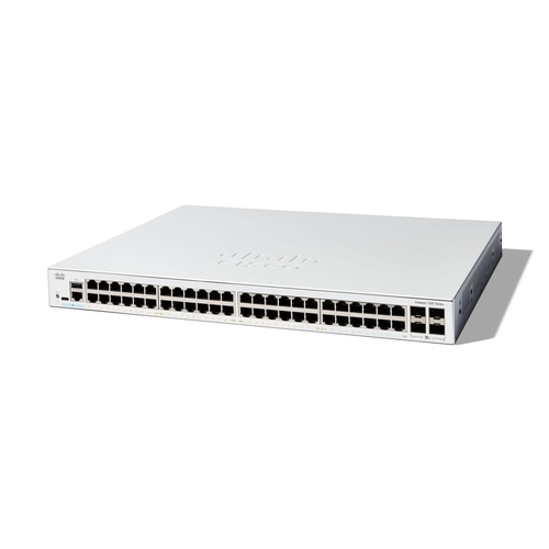 Cisco Catalyst 1200-48T-4X Smart Switch, 48 Port GE, 4x10GE SFP+, Limited Lifetime Protection (C1200-48T-4X)