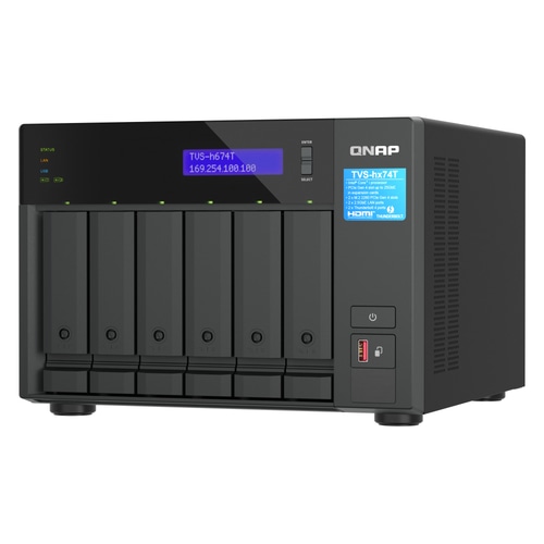 QNAP TVS-H674T-I5-32G NAS/storage server Tower Ethernet LAN Black i5-12400