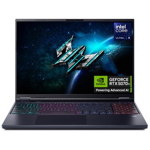 Acer Predator Helios Neo 16 AI (PHN16-73) Intel Ultra 9, 32GB, 1TB SSD, RTX5070Ti, 16 WQXGA, Windows 11 Gaming Laptop