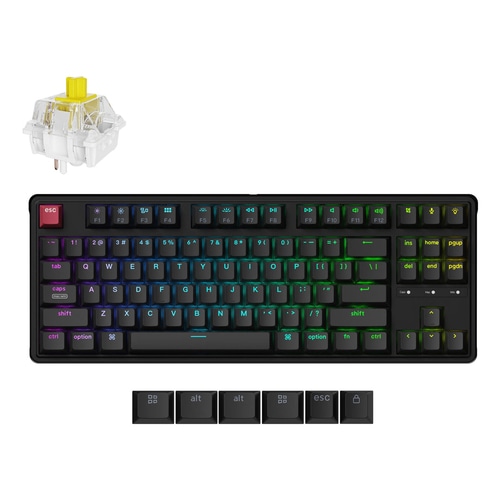 Keychron C3 Pro 8K keyboard Universal USB QWERTY UK English Black