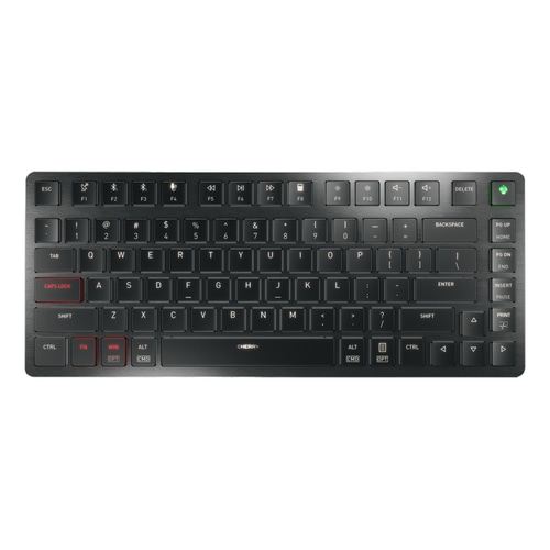 CHERRY KW X ULP 2.0 MINI keyboard Home/Office USB + RF Wireless + Bluetooth QWERTY US English Black