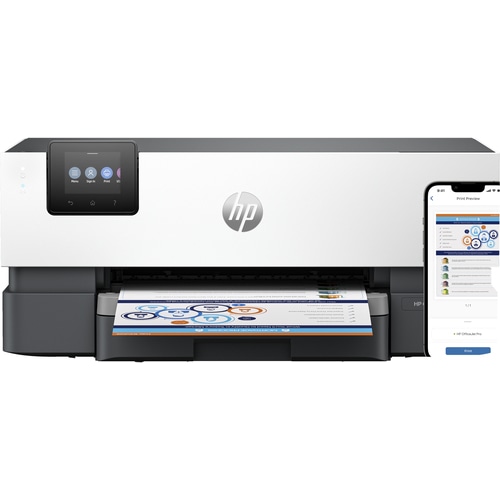 HP OfficeJet Pro 9110b Printer, Color, Printer for Home and home office, Print, Wireless; Two-sided printing; Print from phone or tablet; Touchscreen; Front USB flash drive port : HP OfficeJet Pro 9110b PrinterUK/IE/ME