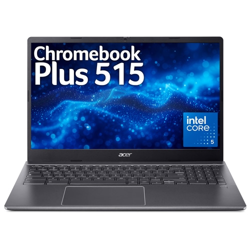 Acer Chromebook Plus 515 CRMBK 515 I5-120U 8/256 IRN CHR Intel Core 5 39.6 cm (15.6) Full HD 16 GB LPDDR5x-SDRAM 256 GB SSD Wi-Fi 6E (802.11ax) ChromeOS Grey