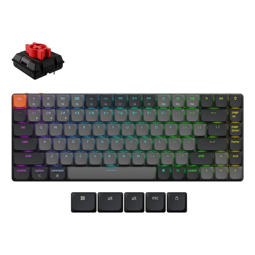 Keychron K3 keyboard Universal USB + Bluetooth QWERTY UK English Grey