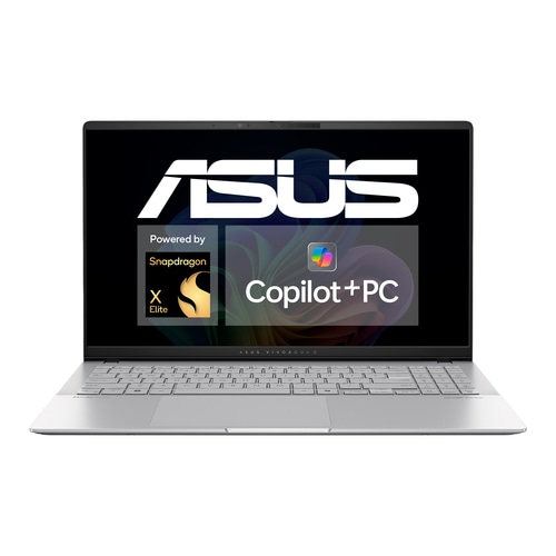 ASUS Vivobook S 15 S5507QA-MA006W Qualcomm Snapdragon X1E-78-100 Laptop 39.6 cm (15.6) Wide Quad HD+ 16 GB LPDDR5x-SDRAM 1 TB SSD Wi-Fi 7 (802.11be) Windows 11 Home Silver