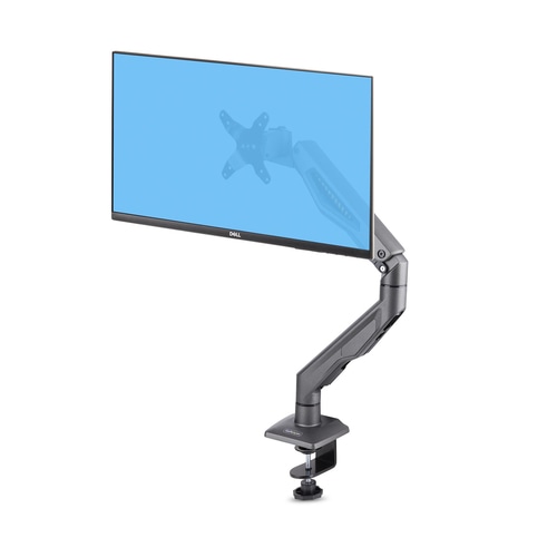 StarTech.com Desk Mount Monitor Arm, Up To 32 Display, Max 22lb/10kg, VESA 75x75/100x100, C-Clamp, Fully Articulating, Mechanical Spring, TAA-compliant