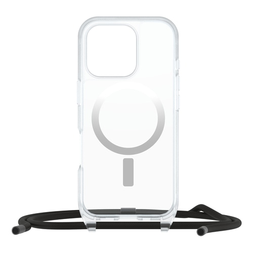 OtterBox React Necklace Series for MagSafe for iPhone 16 Pro, Clear