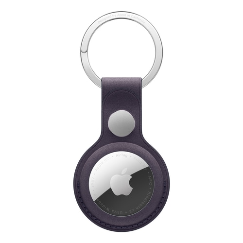 Apple AirTag FineWoven Key Ring  Midnight Purple
