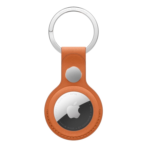 Apple AirTag FineWoven Key Ring - Fox Orange