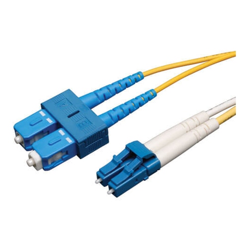Eaton N366-15M InfiniBand/fibre optic cable 2x LC 2x SC OFNR Black, Blue, White, Yellow