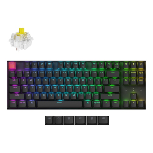 Keychron K8 QMK Version 2 keyboard Universal USB + Bluetooth QWERTY UK English Black