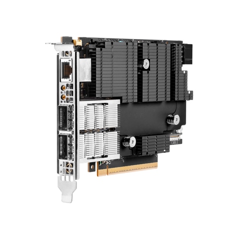 HPE InfiniBand NDR200/Ethernet 200GbE 2-port QSFP112 PCIe5 x16 MCX755106AC-HEAT Internal Ethernet / Fiber 200000 Mbit/s