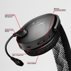 HyperX Cloud Jet - Wireless Gaming Headset (Black)