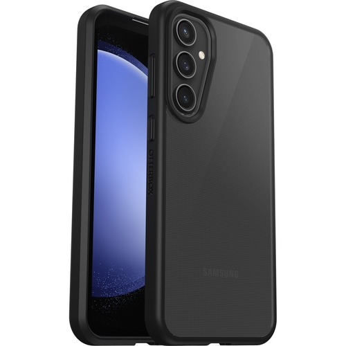 OtterBox React Series Case for Galaxy S23 FE, Black Crystal