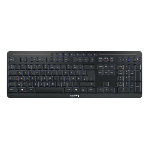 CHERRY Stream ultimate keyboard Home/Office USB + RF Wireless + Bluetooth QWERTZ German Black