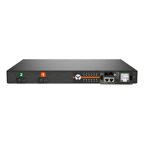Vertiv VP5G31A0 power distribution unit (PDU) 12 AC outlet(s) 1U Black